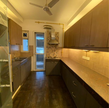 Kitchen in 4 BHK Builder Floor at Saket – for Rent
