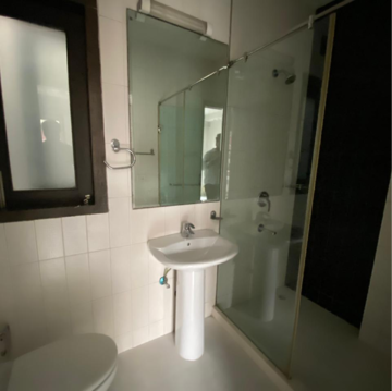 Bathroom in 4 BHK Builder Floor at Saket – for Rent