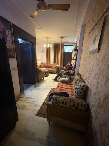 Living Room in 3 BHK Builder Floor at Malviya Nagar – for Rent