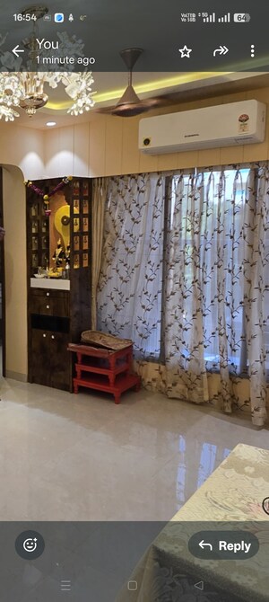 Living Room in 2 BHK Apartment at Shamik Elanza Santacruz, Vakola – for Rent