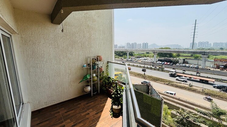 Balcony, avon-vista 2 Bedroom 826 Sq.Ft. Apartment In Balewadi Pune 9290189