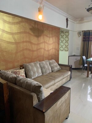 Living Room in 2 BHK Apartment at Hiranandani Gardens Eternia, Powai – for Rent