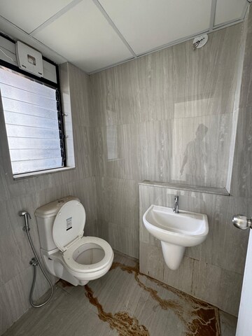 Bathroom in 3 BHK Apartment at Runwal Gardens, Dombivli East – for Rent