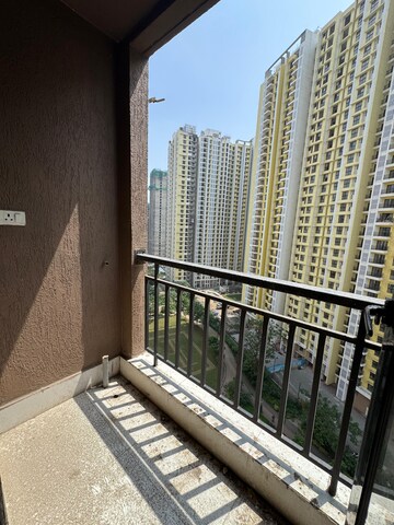 Balcony in 3 BHK Apartment at Runwal Gardens, Dombivli East – for Rent