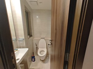 Bathroom in 1 BHK Apartment at Hiranandani Regent Hill, Powai – for Rent