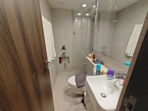 Bathroom in 1 BHK Apartment at Hiranandani Regent Hill, Powai – for Rent