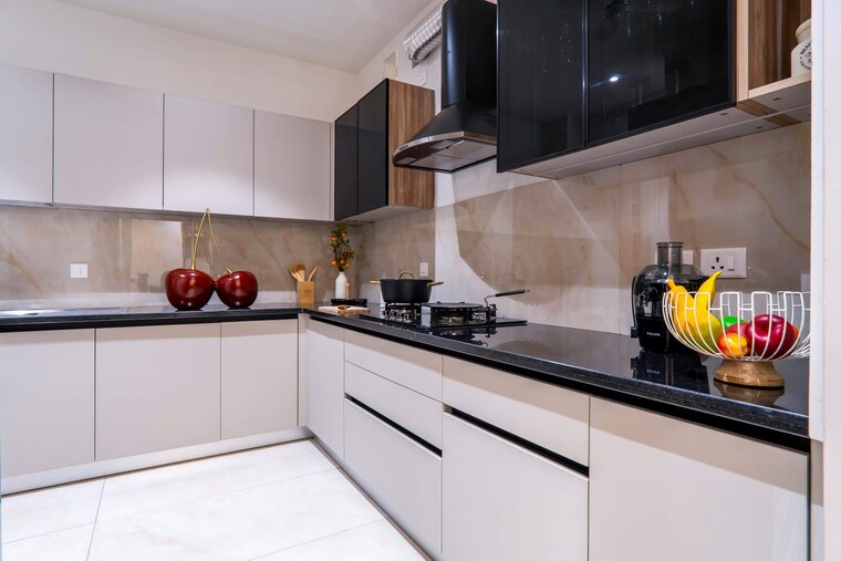 Kitchen, orchid-ivy-floors 3 Bedroom 2660 Sq.Ft. Apartment In Sector 51 Gurgaon 9290296