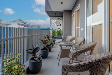 Balcony in 3 BHK Apartment at Orchid Ivy Floors, Sector 51 – for Sale