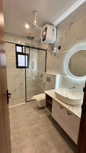 Bathroom in 4 BHK Builder Floor at Ansal API Esencia, Sector 67 – for Rent