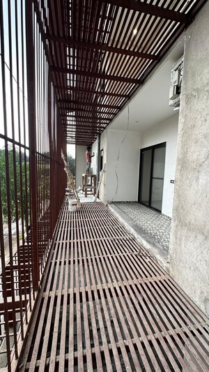 Balcony in 4 BHK Builder Floor at Ansal API Esencia, Sector 67 – for Rent