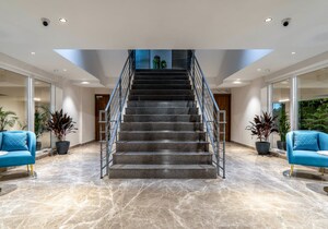 Staircase in 3 BHK Apartment at Orchid Ivy Floors, Sector 51 – for Sale