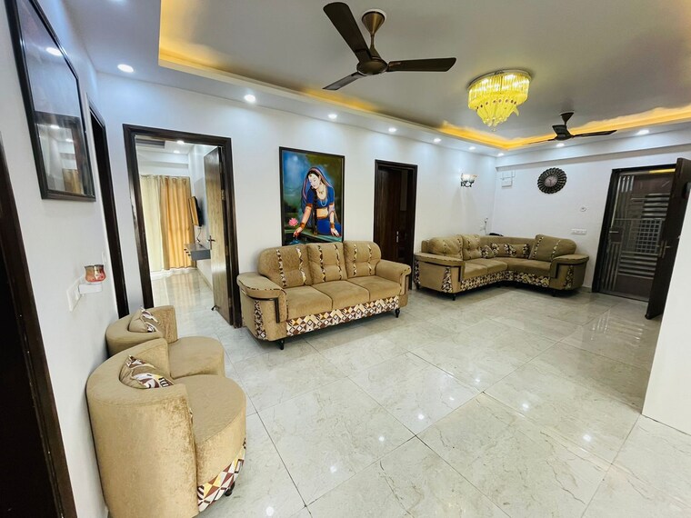 Living Room, uninav-bliss 3 Bedroom 1990 Sq.Ft. Apartment In Raj Nagar Extension Ghaziabad 9290470
