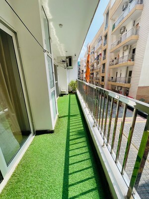 Balcony in 3 BHK Apartment at Uninav Bliss, Raj Nagar Extension – for Sale