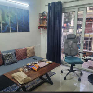 Living Room in 3 BHK Builder Floor at Vipul World Floors, Sector 48 – for Rent