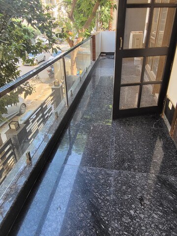 Balcony in 3 BHK Builder Floor at Ansal API Esencia, Sector 67 – for Rent
