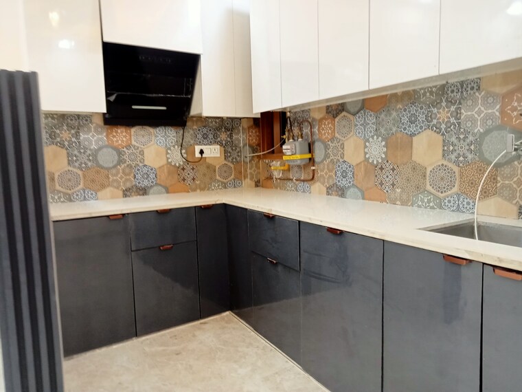 Kitchen, mahavir enclave 1 2 Bedroom 785 Sq.Ft. Builder Floor In Mahavir Enclave 1 Delhi 9290511