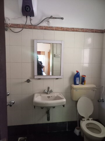 Bathroom in 3 BHK Apartment at Balewadi Apartments, Balewadi – for Rent