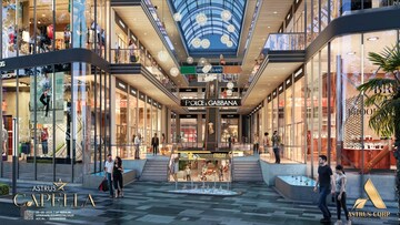  Shop – Exterior View View at Astrus Capella, Wave City - for Sale