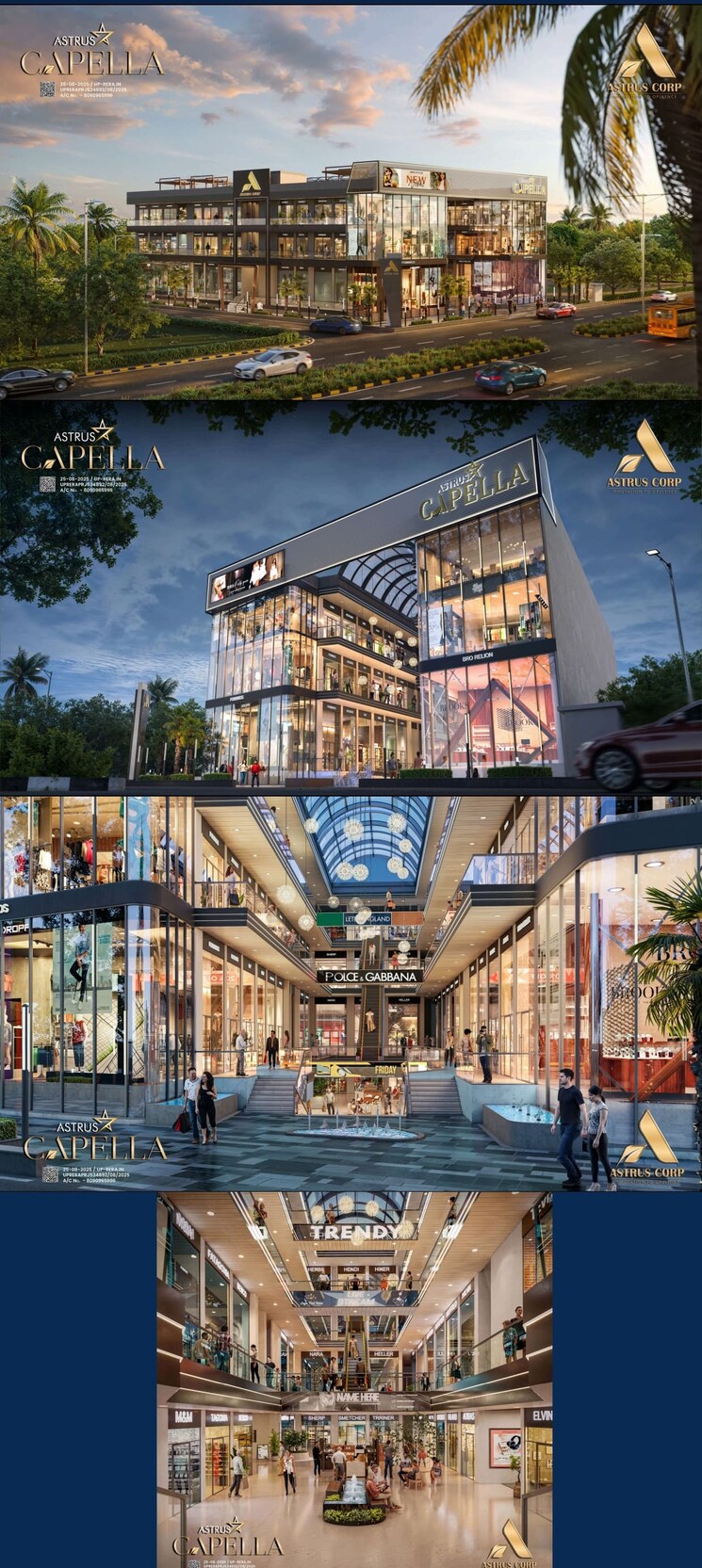 Exterior View, astrus-capella Commercial Shop 273 Sq.Ft. In Wave City Ghaziabad 9290528