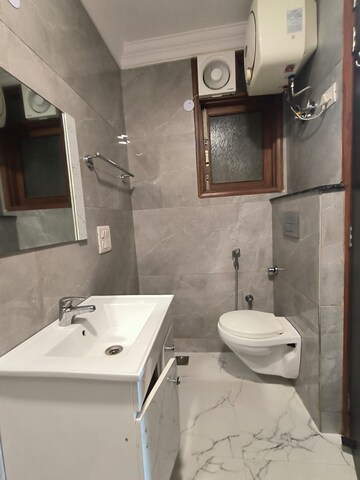 Bathroom in 2 BHK Builder Floor at Malviya Nagar – for Rent