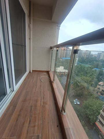 Balcony in 2 BHK Apartment at Vaibhavlaxmi Queens Glory, Chembur – for Rent