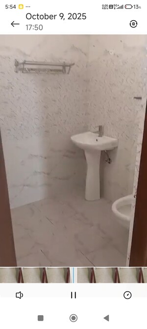 Bathroom in 3 BHK Apartment at MS Enclave Zirakpur, Dhakoli – for Sale