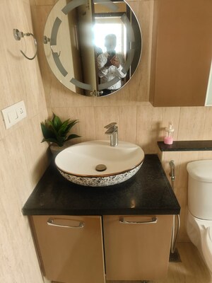 Bathroom in 3 BHK Apartment at Prestige Falcon City, Konanakunte – for Rent