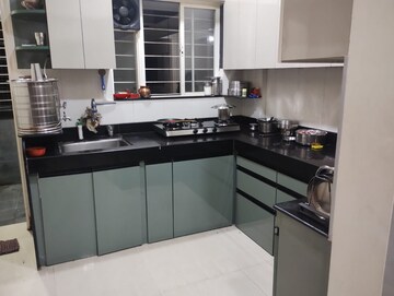 Kitchen in 3 BHK Apartment at Sundar Akash CHS, Hadapsar – for Rent