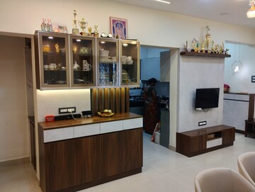 Kitchen in 3 BHK Apartment at Sundar Akash CHS, Hadapsar – for Rent