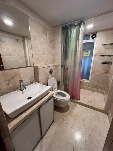 Bathroom in 3 BHK Apartment at Khar West – for Rent