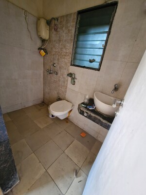 Bathroom in 1 BHK Apartment at Rustomjee Avenue J, Virar West – for Rent
