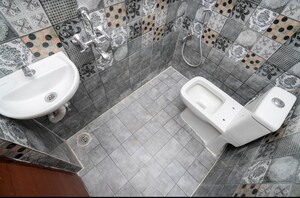 Bathroom in 3 BHK Apartment at Lansum Etania, Gachibowli – for Rent