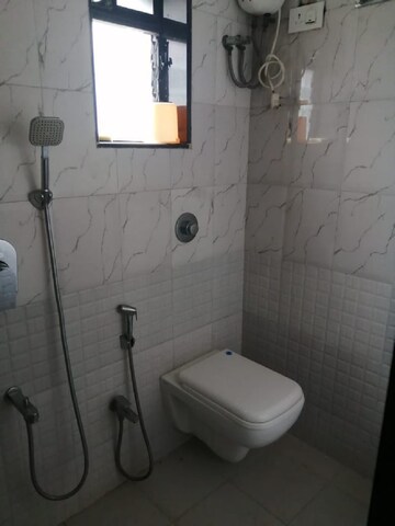 Bathroom in 1 RK Apartment at Khar West – for Rent