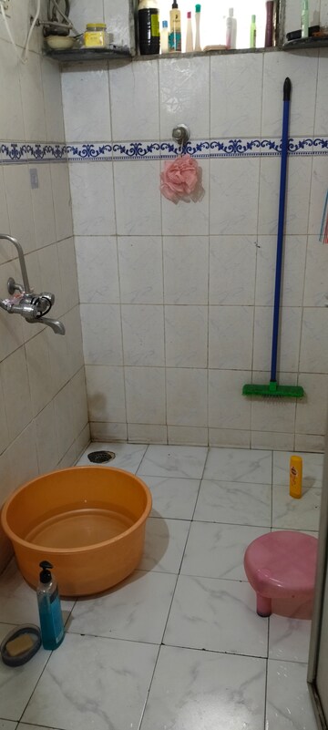Bathroom in 1 BHK Apartment at Priyadarshini Chs Seawoods, Seawoods – for Rent