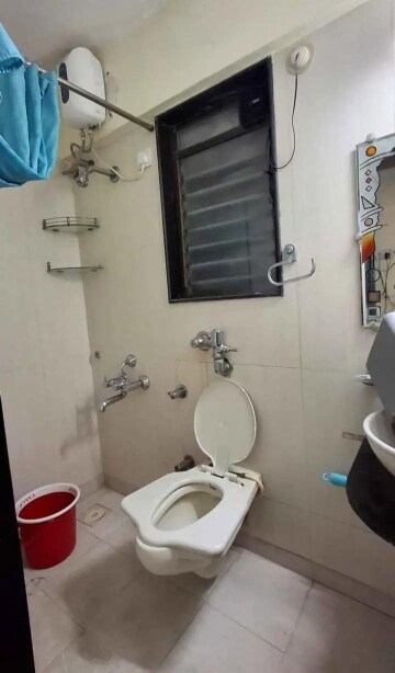 Bathroom in 2 BHK Apartment at Hiya Heights, Bhayandar East – for Rent