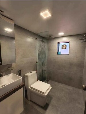 Bathroom in 2 BHK Apartment at Indralok Heights, Bhayandar East – for Rent