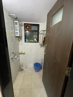 Bathroom in 1 BHK Apartment at Vrindavan CHS Worli, Worli – for Rent