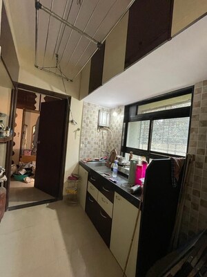 Kitchen in 1 BHK Apartment at Vrindavan CHS Worli, Worli – for Rent