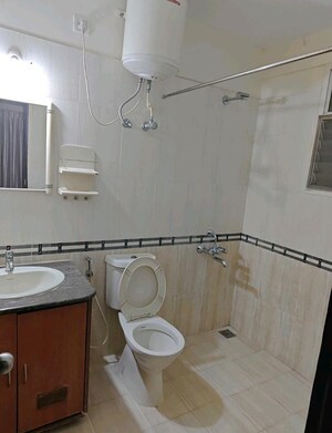 Bathroom in 2 BHK Apartment at Puravankara Purva Panorama, Kalena Agrahara – for Rent