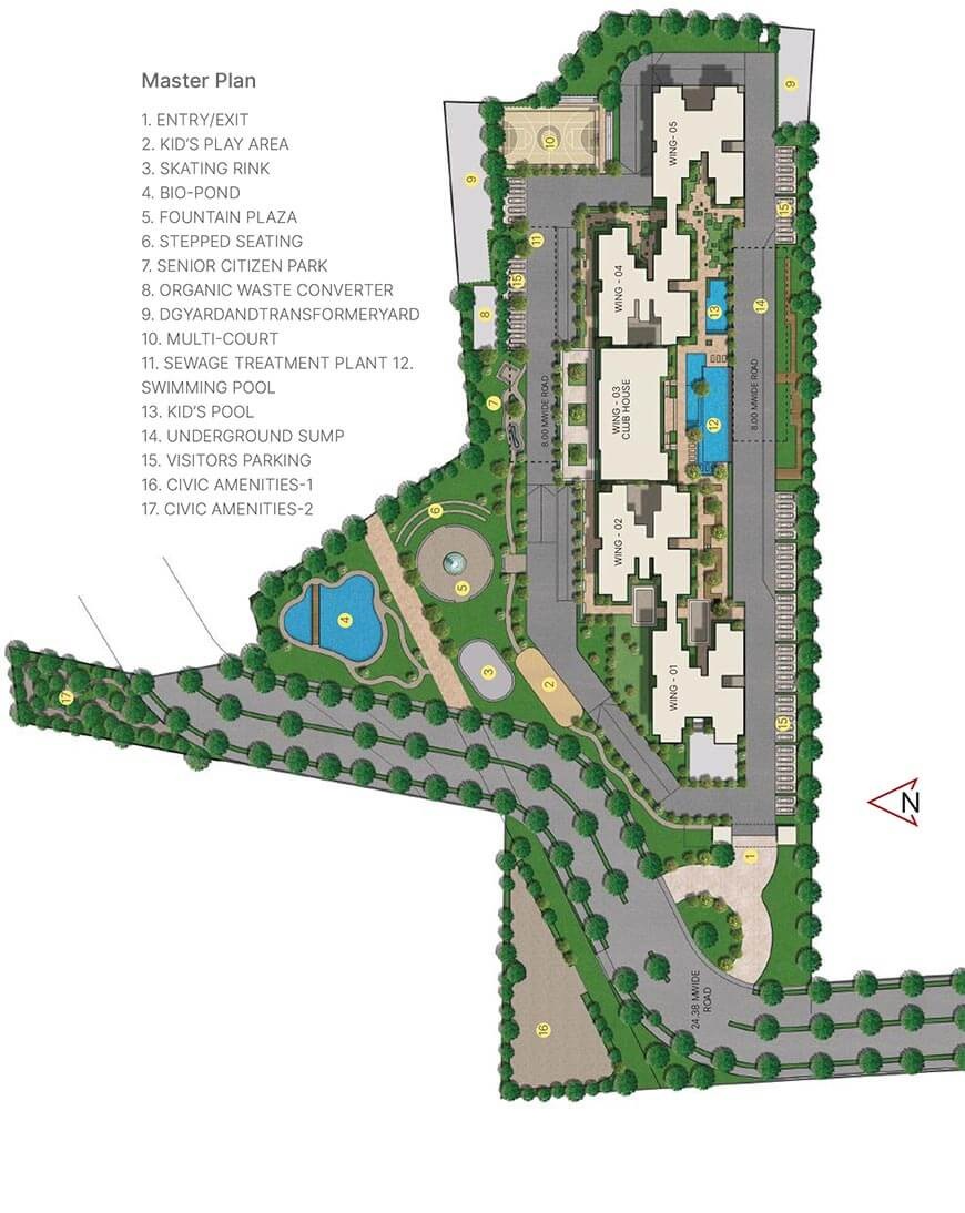 2 BHK Apartment For Sale in Sobha Brooklyn Towers Town Park