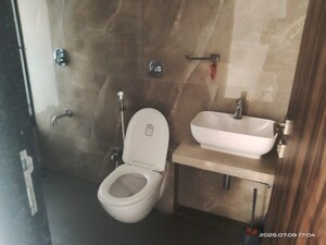 Bathroom in 1 BHK Apartment at Oxford Navrang Crystal, Goregaon West – for Sale