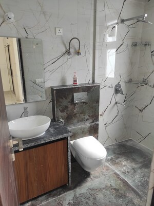 Bathroom in 4 BHK Builder Floor at Surya CGHS, Sector 43 – for Rent
