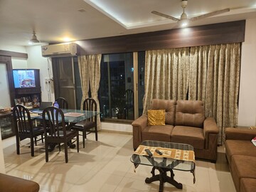 Living Room in 3 BHK Apartment at Neelkanth Greens, Manpada – for Rent