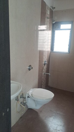 Bathroom in 3 BHK Apartment at Neelkanth Greens, Manpada – for Rent