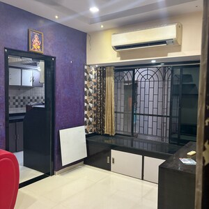 Bedroom in 1 BHK Apartment at Shree Gurudutt CHS, Seawoods Sector 46 – for Rent