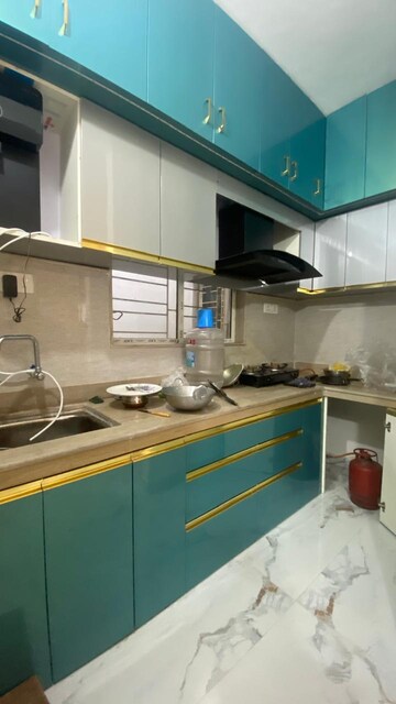 Kitchen in 3 BHK Apartment at Rajarhat Road – for Rent
