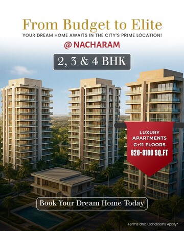 2 BHK Apartment For Sale in Nacharam