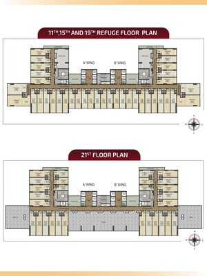 Floor Plan in  Office Space at Emperia C2, Turbhe – for Sale