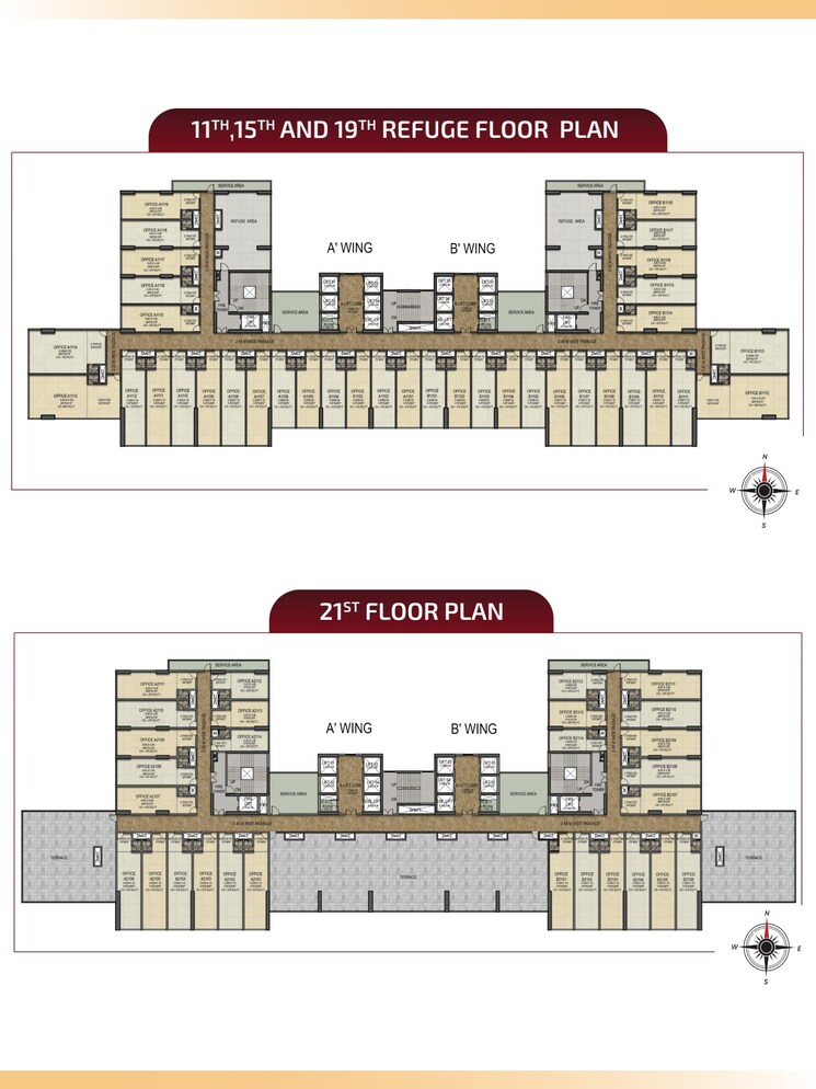 Floor Plan, emperia-c2 Commercial Office Space 820 Sq.Ft. In Turbhe Navi Mumbai 9291782