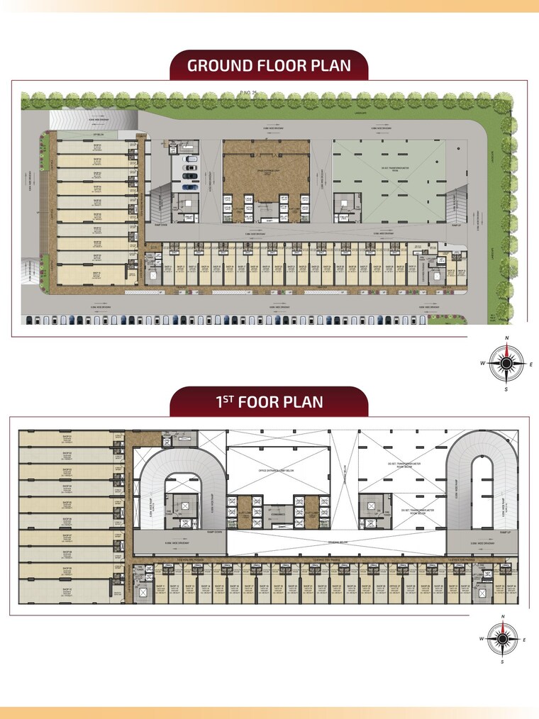 Floor Plan, emperia-c2 Commercial Office Space 820 Sq.Ft. In Turbhe Navi Mumbai 9291782